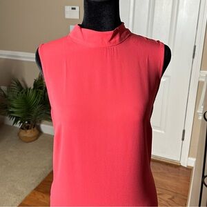 New York & Company 7th Ave Design Studio Mock Neck Tunic Top Size Small